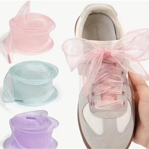 Cute Wavy Mesh Shoe Laces - Set of Four